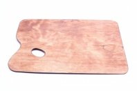Paletka malarska drewniana duża 34x24cm