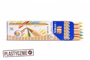 Zestaw 12 cztero-kolorowych ołówków Super Ferby Lyra