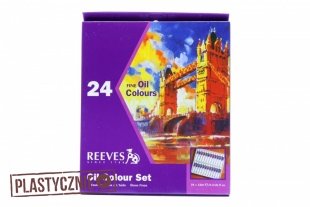 Zestaw farb olejnych Reeves 24x12ml
