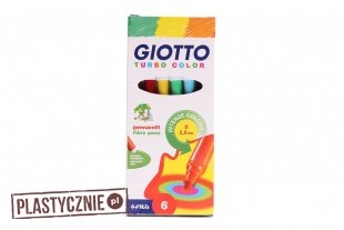Zestaw 6 pisaków Giotto Turbo Color