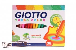 Zestaw 36 pisaków Giotto Turbo Color