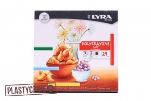 Zestaw 24 miękkich pasteli Lyra Polycrayons