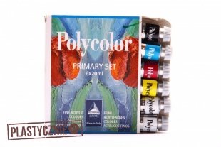 Podstawowy zestaw Maimer Polycolor 6x20ml