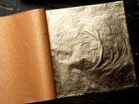 Szlagmetal czerwone złoto 16x16 - 100 płatków