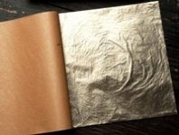 Szlagmetal zółte złoto 14x14 - 25 płatków