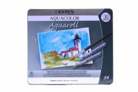 Zestaw 24 kredek woskowych Aquacolor Aquarell Lyra